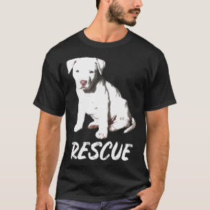 Camiseta Rescate a los perros Pitbull Perro Cachorro de Per