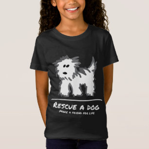 Camiseta Rescate a un perro, no compres a Adopt! Lover Anim