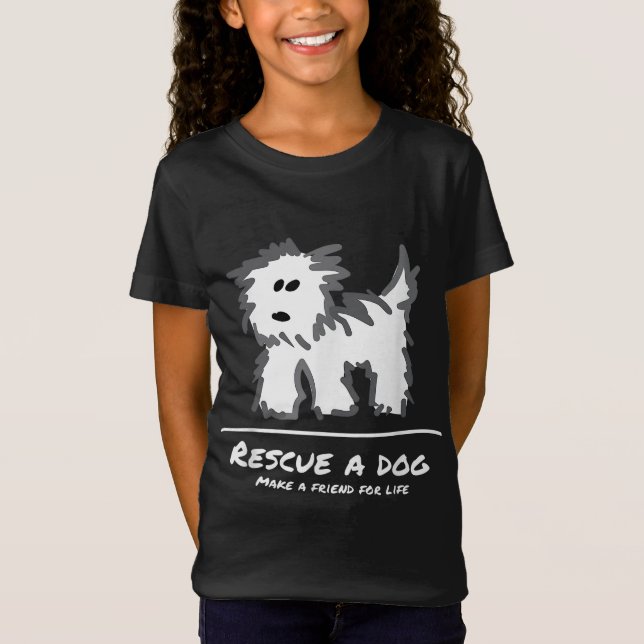 Camiseta Rescate a un perro, no compres a Adopt! Lover Anim (Anverso)