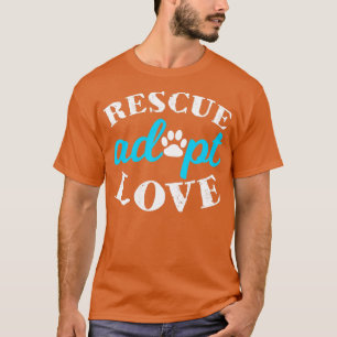 Camiseta Rescate Adopta Amar A Los Animales Amante