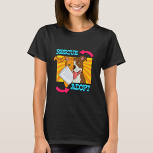Camiseta Rescate Adoptar Gatos Perros Rescate Animal