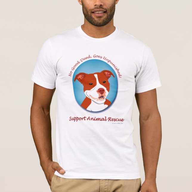 Camiseta Rescate animal (Anverso)