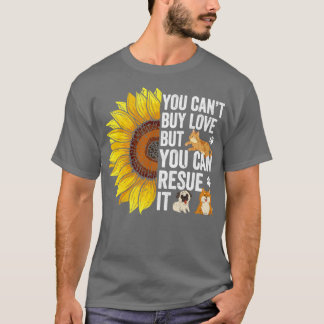 Camiseta Rescate animal de girasol que puedes rescatar
