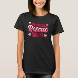 Camiseta Rescate Animal De Los Gatos Y Perros De Bienestar 