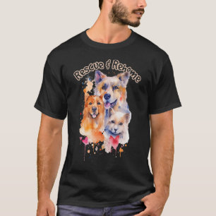 Camiseta Rescate animal y apoyo a la adopción de animales e