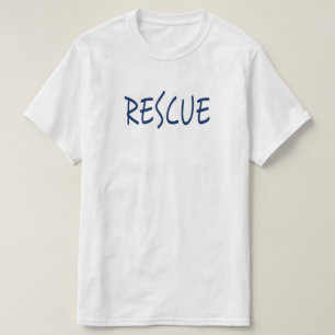 Camiseta Rescate (azul)