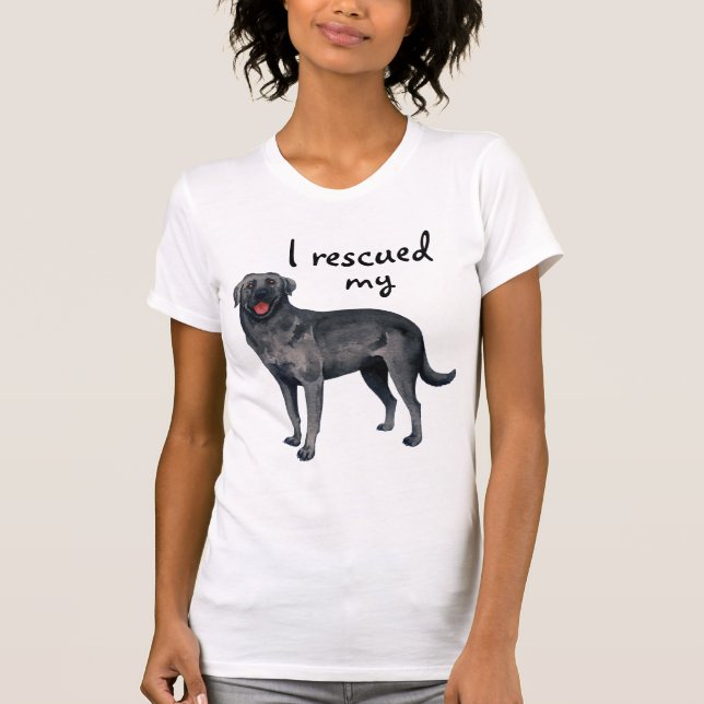 Camiseta Rescate Black Lab (Anverso)