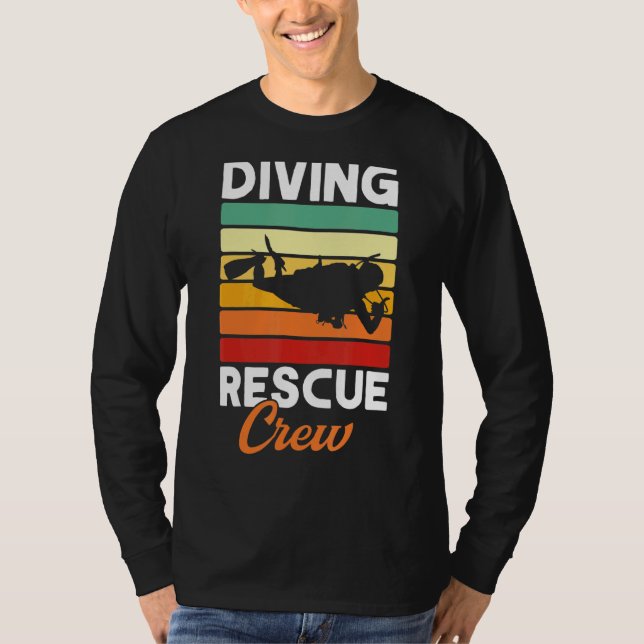 Camiseta Rescate Buceador Buceo Rescate Scuba (Anverso)