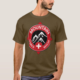 Camiseta Rescate de amp de búsqueda de montaña 