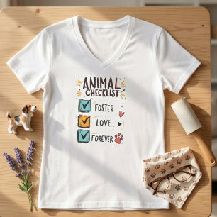 Camiseta Rescate de Animales de Amor para Siempre Defensa