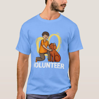 Camiseta Rescate de animales en refugio voluntario Ayudante