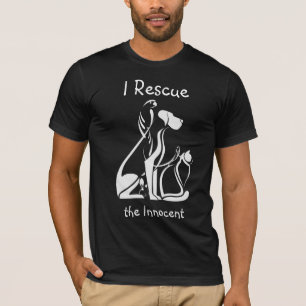Camiseta Rescate de animales por mascota