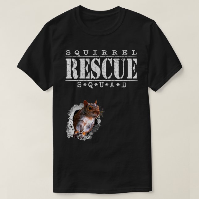 Camiseta Rescate de ardillas 2 (Diseño del anverso)