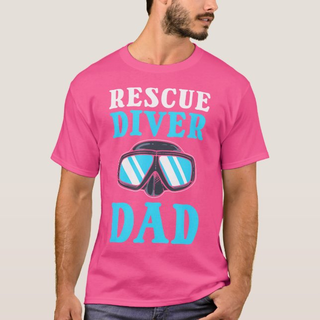 Camiseta Rescate de buceo papá Rescate Buceo (Anverso)