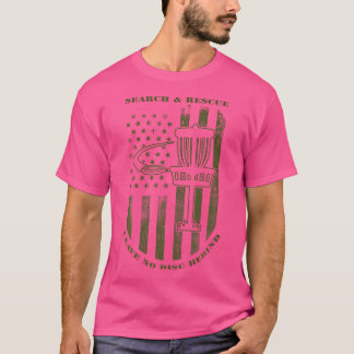 Camiseta Rescate de búsqueda de disco de golf sin disco tra