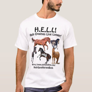 Camiseta Rescate de caballos H.E.L.L. - Ayuda a Equines a v
