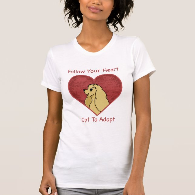 Camiseta Rescate de cocker spaniel (Anverso)