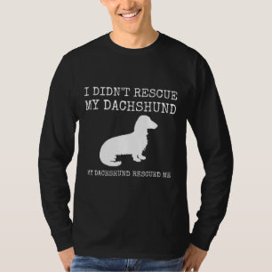 Camiseta Rescate de Dachshund - Mi Dachshund Me Rescató