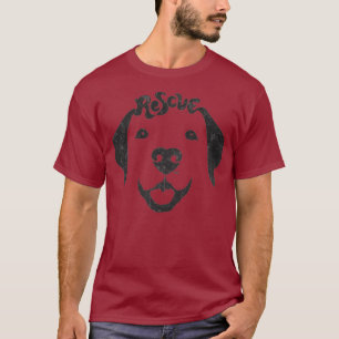 Camiseta RESCATE DE DISEÑO DE AMOR DE PERRO Premium