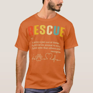 Camiseta Rescate de gatos de adopción de vintage Mujeres Ga