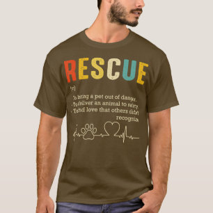 Camiseta Rescate de gatos de adopción de vintage Mujeres Ga