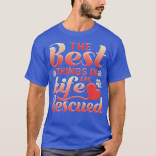 Camiseta Rescate De Gatos Perros Las Mejores Cosas En La Vi