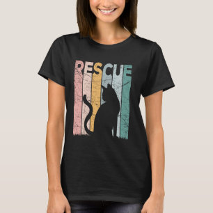 Camiseta Rescate de Gatos Rescatador de Gatos Vintage Resca