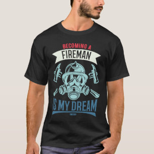 Camiseta Rescate de incendios en niños de bomberos