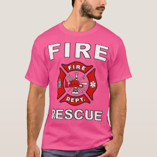 CAMISETA RESCATE DE INCENDIOS FUEGO ENFRENTADOR DE NIÑOS FI