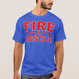 CAMISETA RESCATE DE INCENDIOS FUEGO ENFRENTADOR DE NIÑOS FI