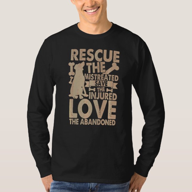 Camiseta Rescate De Los Maltratados Salven El Amor Herido D (Anverso)