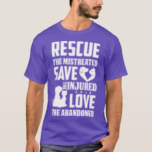 Camiseta Rescate De Los Maltratados Salven El Amor Herido D