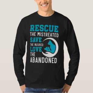 Camiseta Rescate De Los Maltratados Salven El Amor Herido D