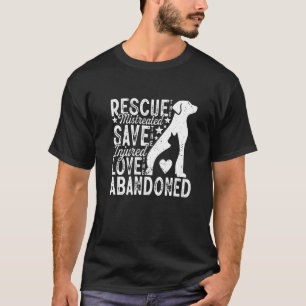 Camiseta Rescate De Los Maltratados Salven El Amor Herido D