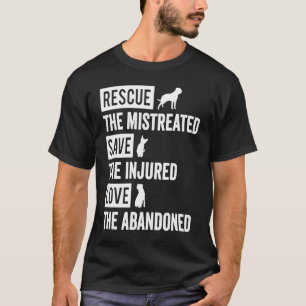 Camiseta Rescate De Los Maltratados Salven El Amor Herido D