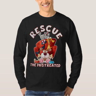 Camiseta Rescate De Los Perros Gatos Maltratados Refugio An
