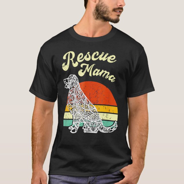 Camiseta Rescate de Mama Paw Imprime Orgullosa Mascota de P (Anverso)