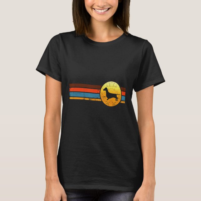 Camiseta Rescate de perros de amor animal de Dachshund (Anverso)