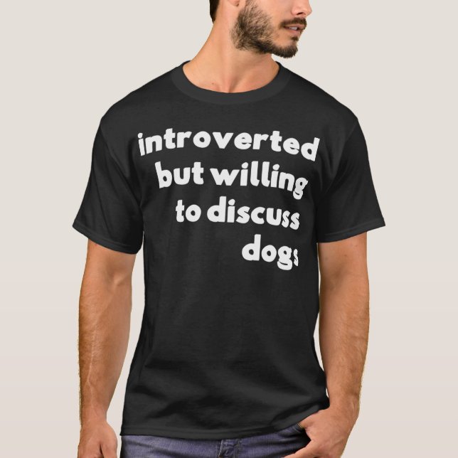 Camiseta Rescate De Perros Presentado Pero Dispuesto A Disc (Anverso)