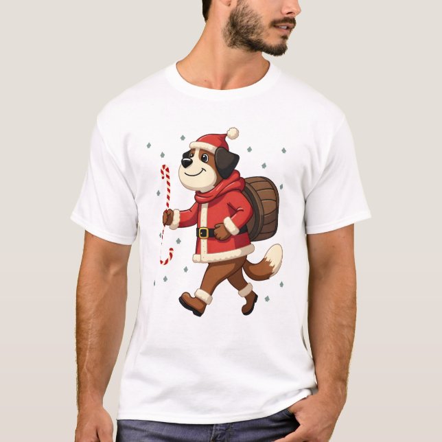Camiseta Rescate de San Bernardo Navidad (Anverso)