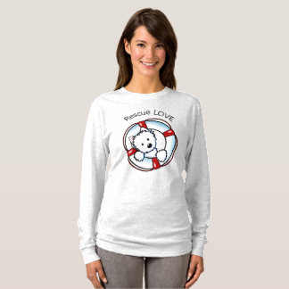 Camiseta Rescate de Westie de KiniArt