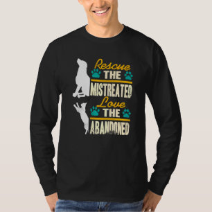 Camiseta Rescate Del Amor Maltratado Que Adopta El Mascota