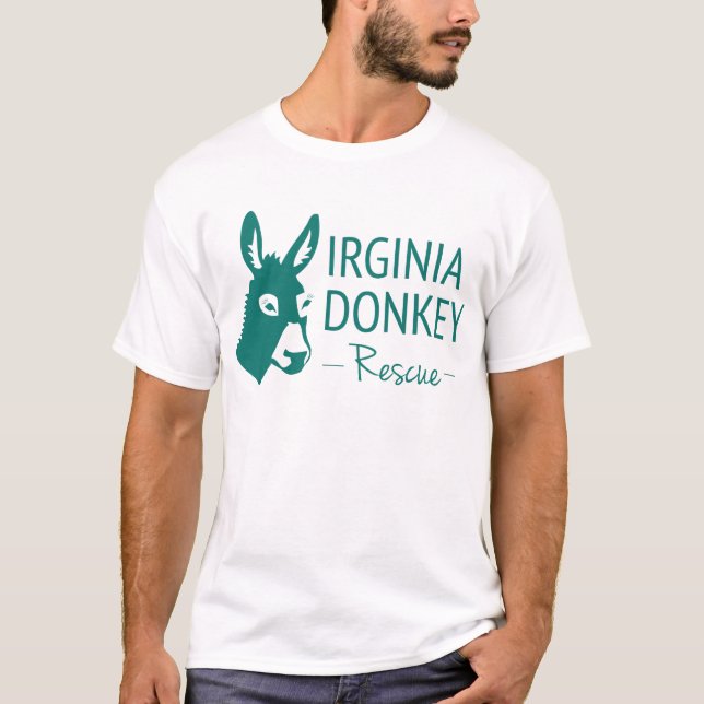 Camiseta Rescate del burro de Virginia (Anverso)