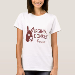 Camiseta Rescate del burro de Virginia