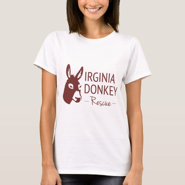 Camiseta Rescate del burro de Virginia (Anverso)