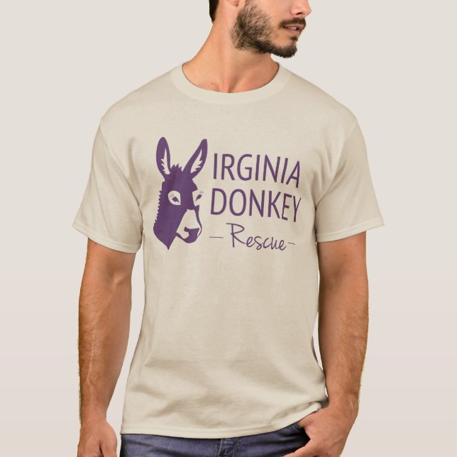 Camiseta Rescate del burro de Virginia (Anverso)