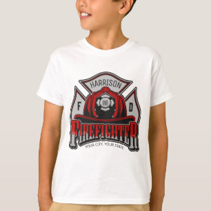 Camiseta Rescate del Departamento de Bomberos del Casco de