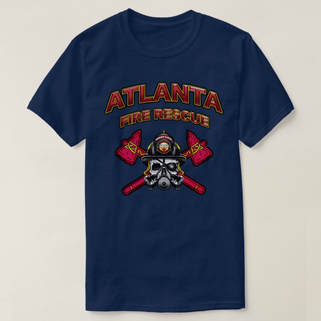 Camiseta Rescate del fuego de Atlanta (Diseño del anverso)