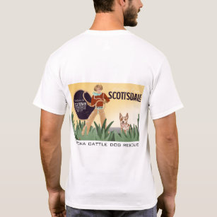 Camiseta Rescate del perro del ganado de Arizona - ciudad