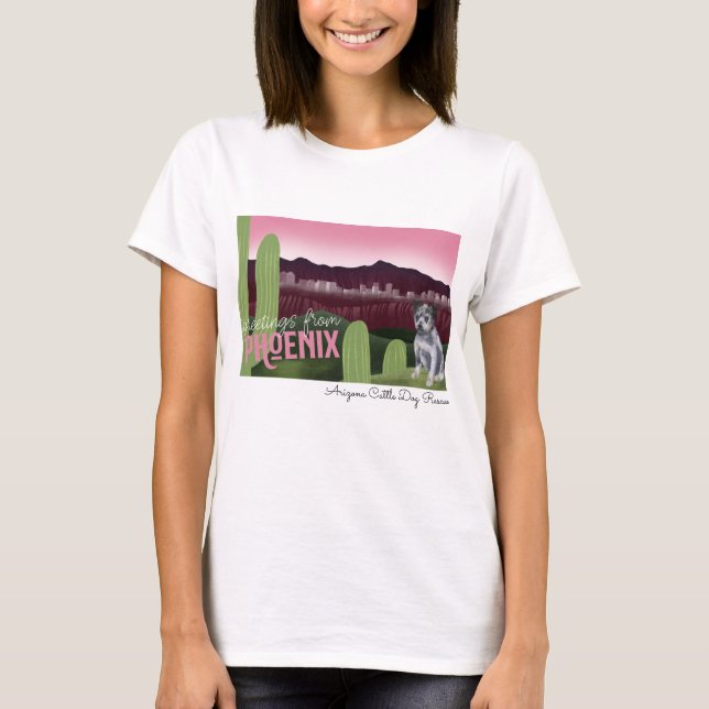 Camiseta Rescate del perro del ganado de Arizona - Phoenix (Anverso)